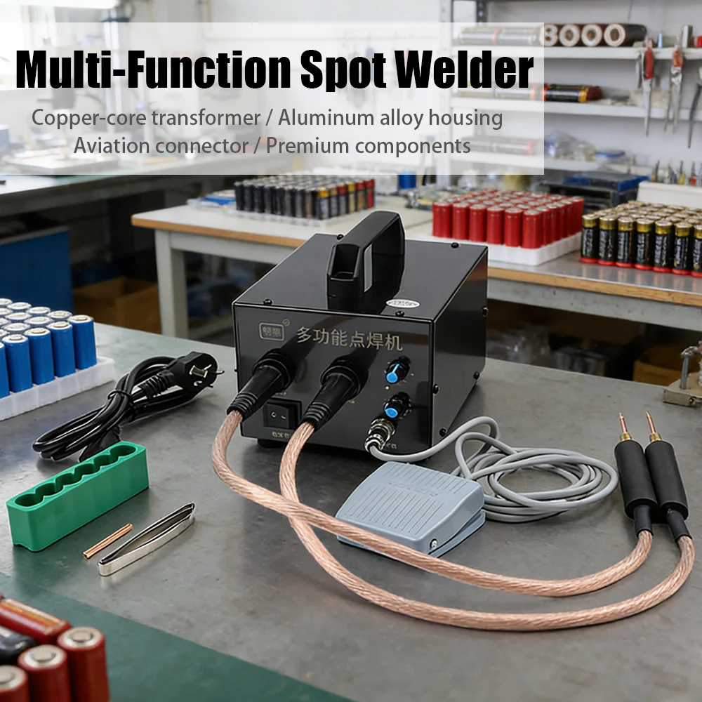 Portable Lithium Battery Spot Welder 18650 Butt Welding DIY Welding Mini Spot Welder Nickel-Plated Spot Welding Foot Switch
Portable Lithium Battery Spot Welder 18650 Butt Welding DIY Welding Mini Spot Welder Nickel-Plated Spot Welding Foot Switch