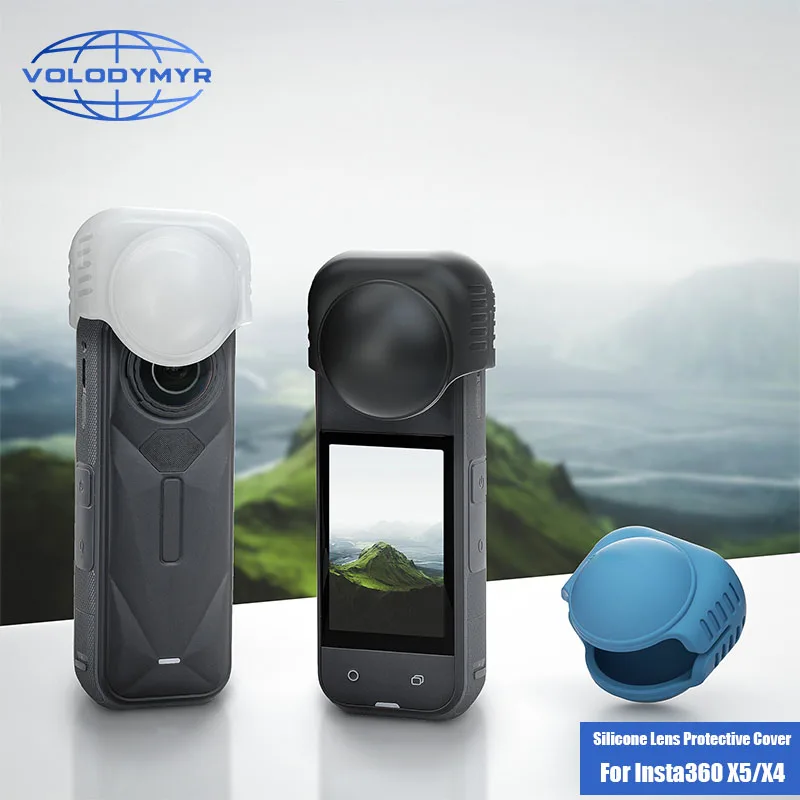 VOLODYMYR Lens Cap for Insta360 X5 Protector Cover for Insta 360 X4 Camera Anti-dust Anti-scratch Silicone Lens Protective Case
VOLODYMYR Lens Cap for Insta360 X5 Protector Cover for Insta 360 X4 Camera Anti-dust Anti-scratch Silicone Lens Protective Case