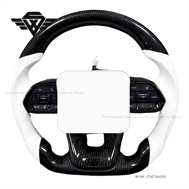 High Quality Carbon Fiber and White Perforated Leather Steering Wheel Suitable for Toyota LAND CRUISER LC200 LC300 Corolla Camry
High Quality Carbon Fiber and White Perforated Leather Steering Wheel Suitable for Toyota LAND CRUISER LC200 LC300 Corolla Camry