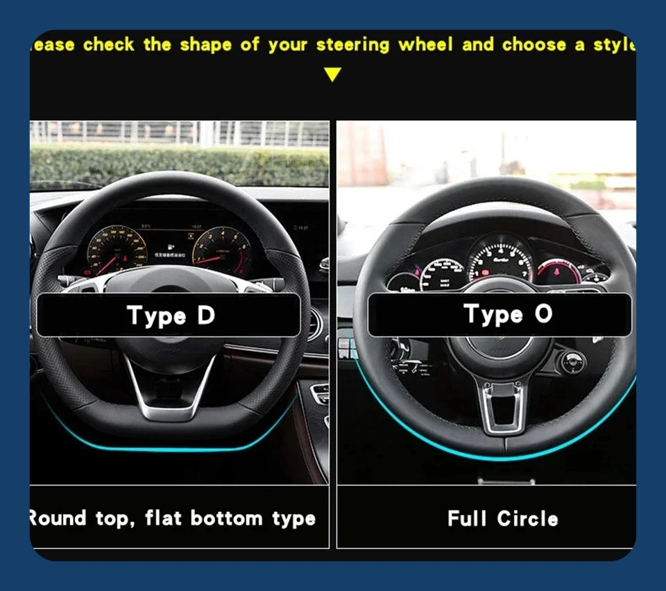 Car Supplies Universal Carbon Fiber Leather Steering Wheel Cover Non-Slip Sports Grip Car Universal
Car Supplies Universal Carbon Fiber Leather Steering Wheel Cover Non-Slip Sports Grip Car Universal