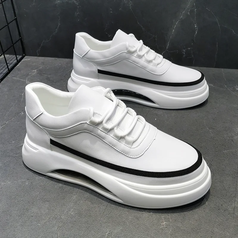 new fashion mens genuine leather shoes brand designer flats shoe comfortable air cushion sneakers street style platform footwear
new fashion mens genuine leather shoes brand designer flats shoe comfortable air cushion sneakers street style platform footwear