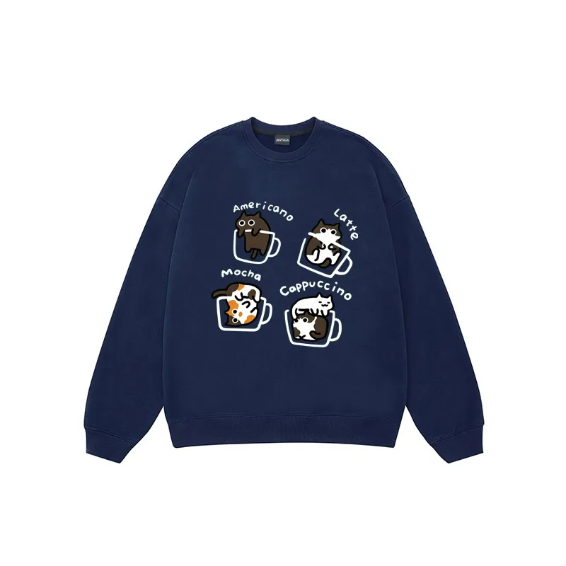 Y2k Loose Leisure Comfort Clothes American Style Coffee Cat Cute Print Cartoons Hoodie Women Punk Autumn Round Neck Hoody
Y2k Loose Leisure Comfort Clothes American Style Coffee Cat Cute Print Cartoons Hoodie Women Punk Autumn Round Neck Hoody