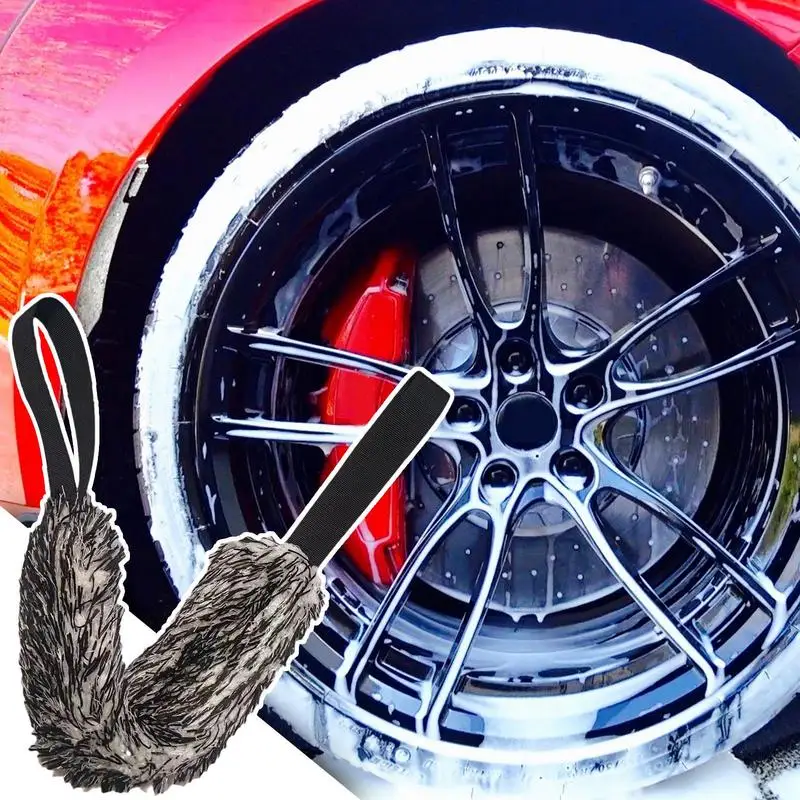 Car Cleaning Towels Car Drying Towel Long Strap Wheel Towel Portable Double-Sided Rim Cleaning Brush With Long Strap For Home
Car Cleaning Towels Car Drying Towel Long Strap Wheel Towel Portable Double-Sided Rim Cleaning Brush With Long Strap For Home