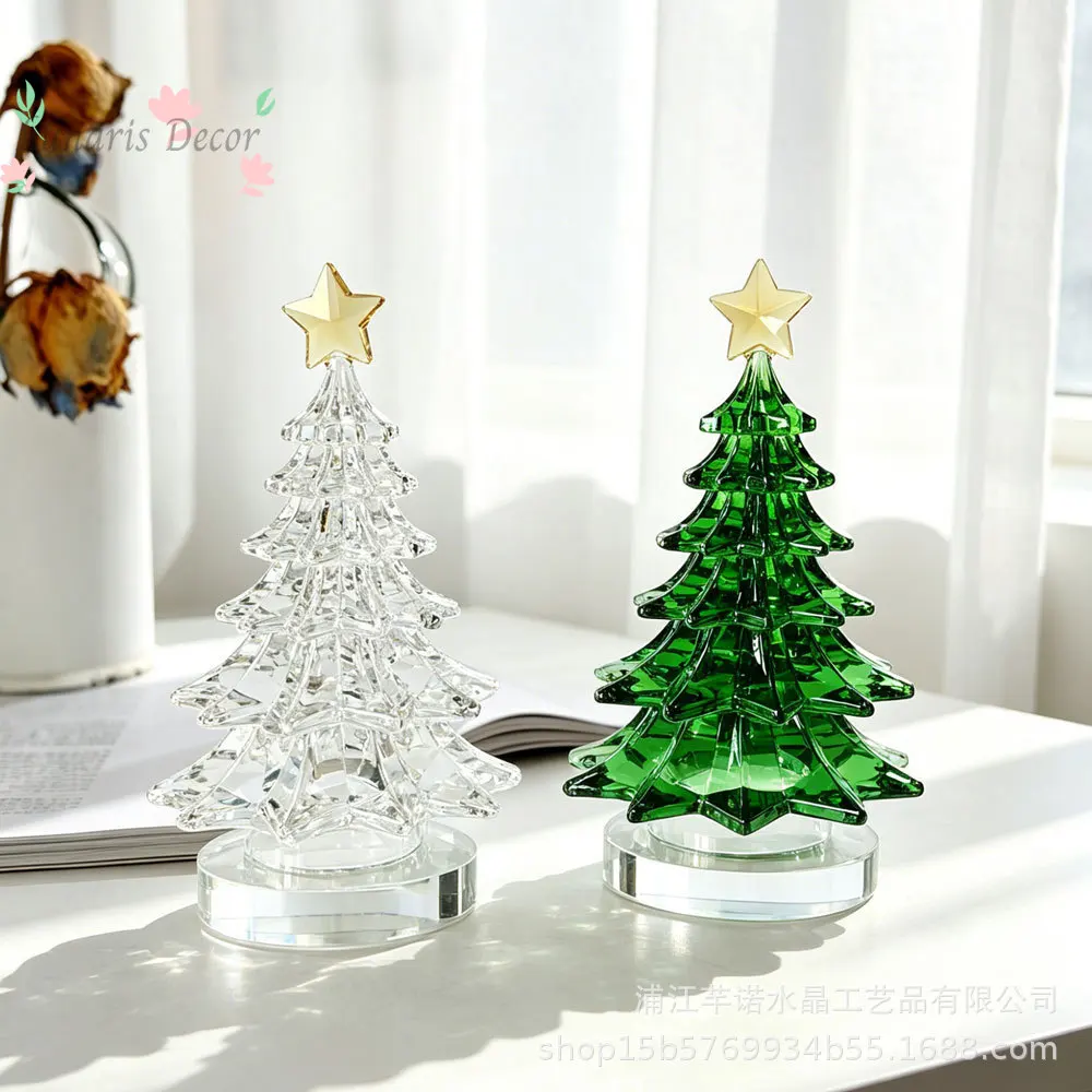 Creative Exquisite Glass Crystal Christmas Tree Ornament Home Decorations Christmas Gifts
Creative Exquisite Glass Crystal Christmas Tree Ornament Home Decorations Christmas Gifts