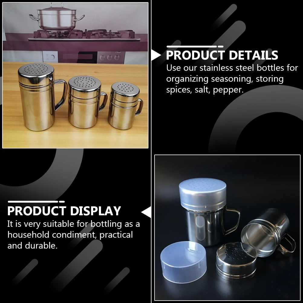 2Pcs Stainless Steel Seasoning Bottles H Spice Salt Storage Containers Reusable FoodGrade Kitchen ganizer
2Pcs Stainless Steel Seasoning Bottles H Spice Salt Storage Containers Reusable FoodGrade Kitchen ganizer
