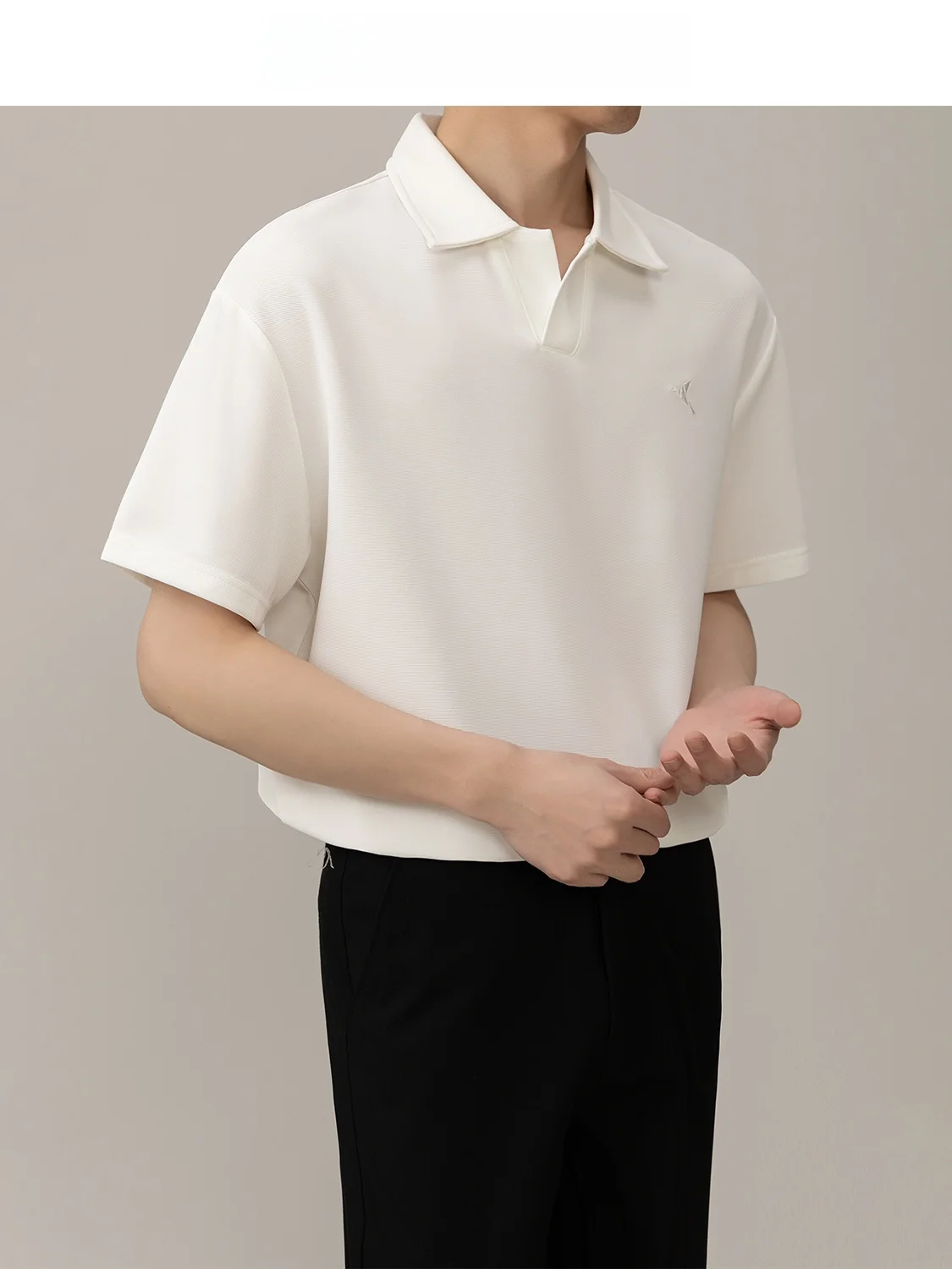 Summer Short Sleeve Embroidered Shirt Men's Casual Style Business Leisure Korean Version T-Shirt Trendy Youth Polyester ...
Summer Short Sleeve Embroidered Shirt Men's Casual Style Business Leisure Korean Version T-Shirt Trendy Youth Polyester ...