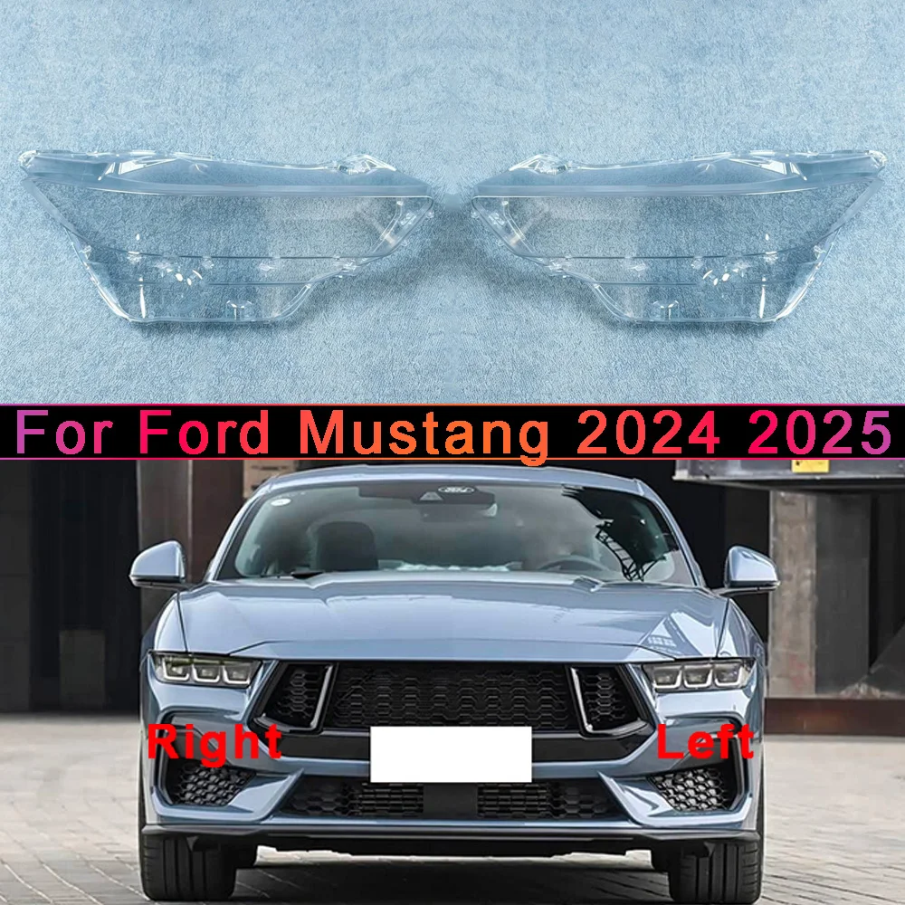 For Ford 2024 2025 Mustang Front Headlamp Lamp Cover Headlight Shell Transparent Lens Replace The Original Lampshade Plexiglass
For Ford 2024 2025 Mustang Front Headlamp Lamp Cover Headlight Shell Transparent Lens Replace The Original Lampshade Plexiglass