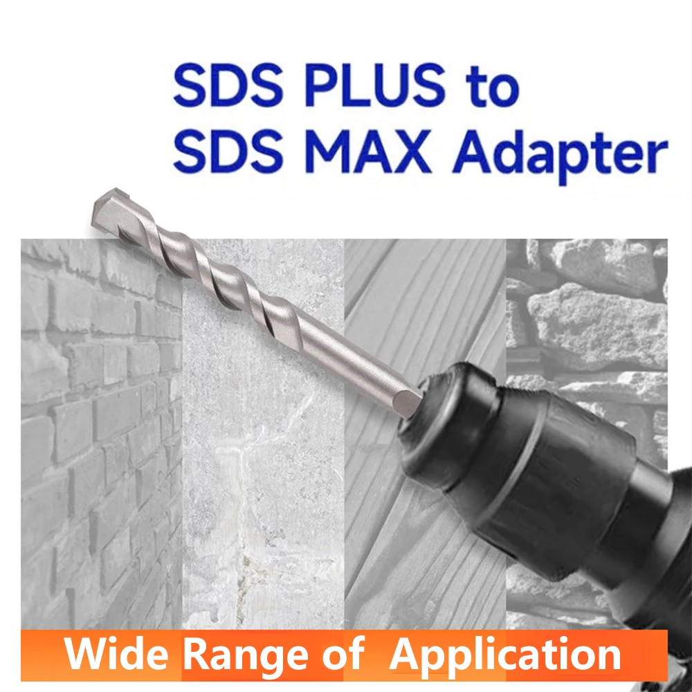 SDS Plus to SDS Max Adapter For Rotary Hammer Drill Converter Tools Accessory Universal Drill Converter for Demolition Hamme
SDS Plus to SDS Max Adapter For Rotary Hammer Drill Converter Tools Accessory Universal Drill Converter for Demolition Hamme