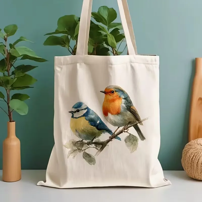 Watercolor Birds Canvas Tote Bag Vibrant Blue & Orange Birds Design,for Shopping, Beach, Commuting Perfect Gift for Nature Lover
Watercolor Birds Canvas Tote Bag Vibrant Blue & Orange Birds Design,for Shopping, Beach, Commuting Perfect Gift for Nature Lover