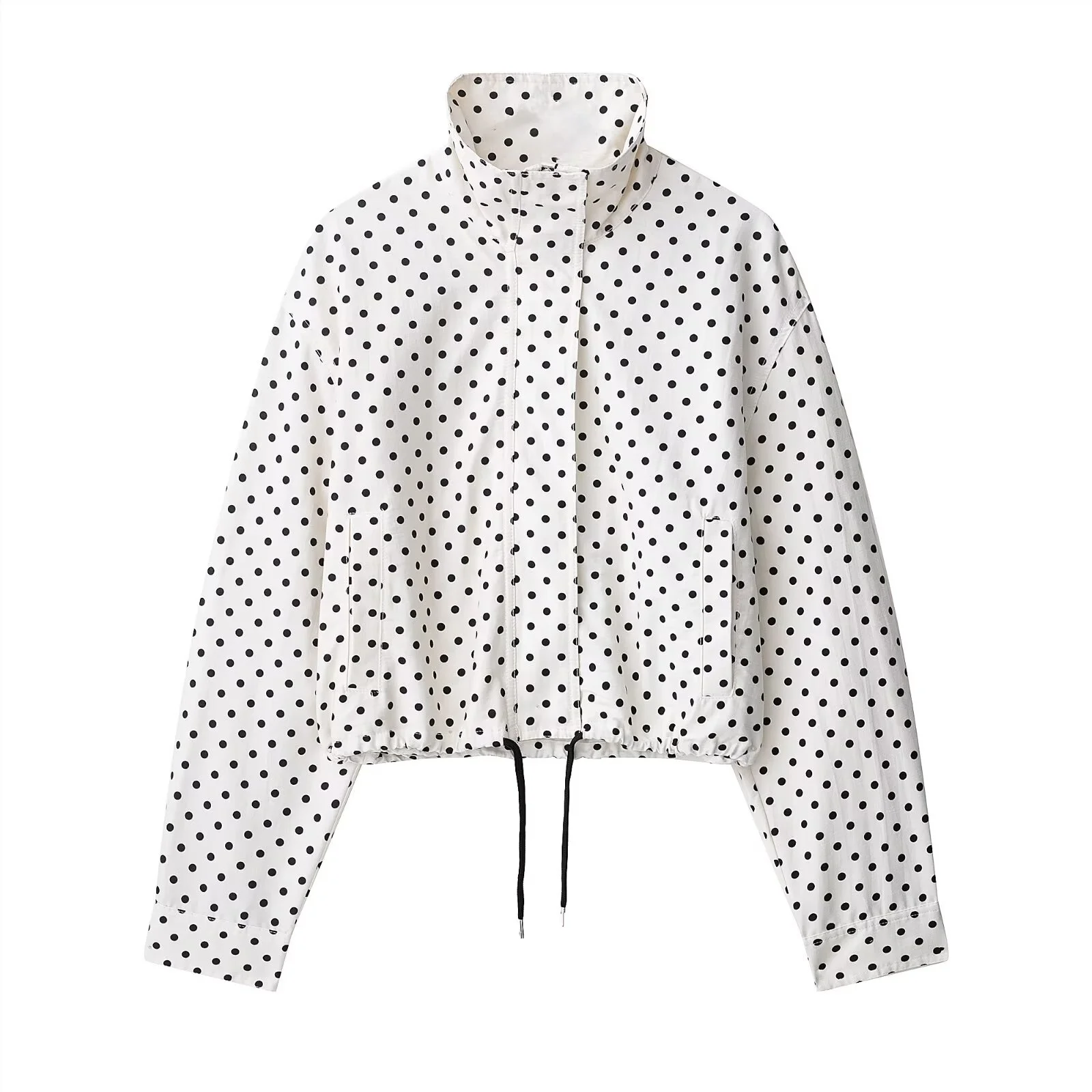PB&ZA2025 autumn new women's casual fashion loose comfortable zipper polka dot seersucker long-sleeved jacket short coat
PB&ZA2025 autumn new women's casual fashion loose comfortable zipper polka dot seersucker long-sleeved jacket short coat