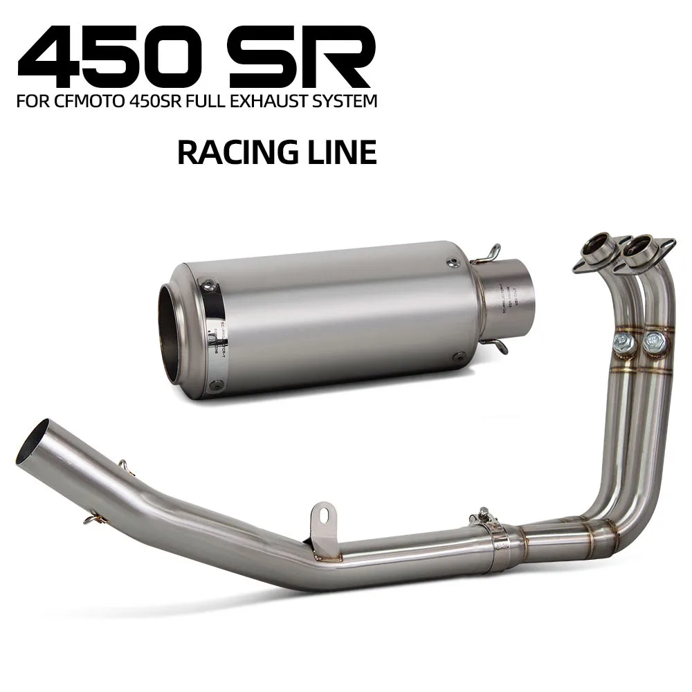 450SR Exhaust System For CFMOTO 450SR 450SS 450NK 450 SR/SS/NK 2022-2026 Motorcycle Exhaust muffler racing escape header pipe
450SR Exhaust System For CFMOTO 450SR 450SS 450NK 450 SR/SS/NK 2022-2026 Motorcycle Exhaust muffler racing escape header pipe