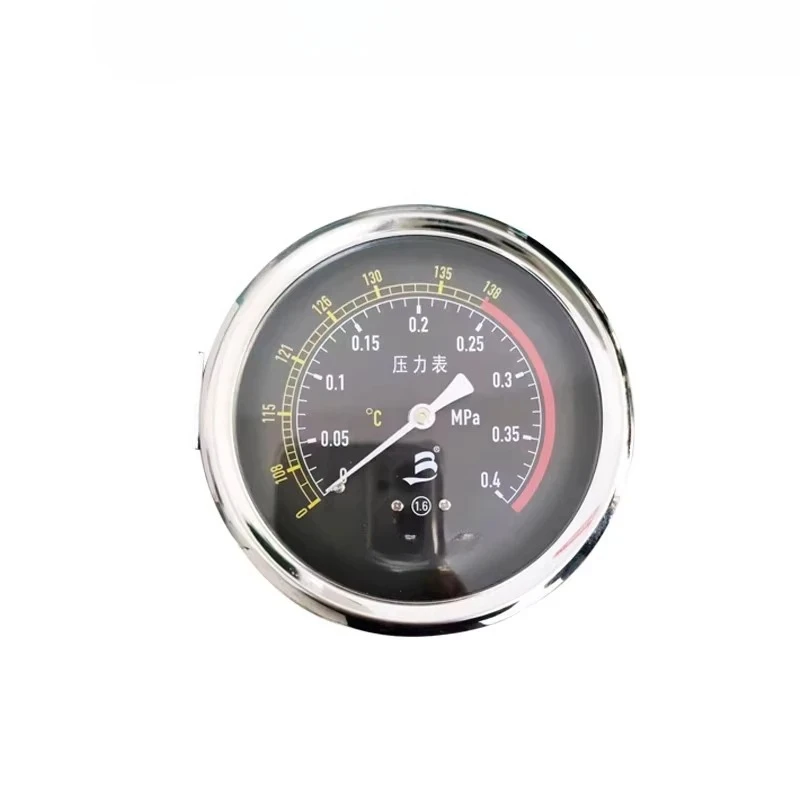 Y100 pressure gauge 0-0.4 MPa horizontal pulsation sterilizer disinfection pot accessories
Y100 pressure gauge 0-0.4 MPa horizontal pulsation sterilizer disinfection pot accessories