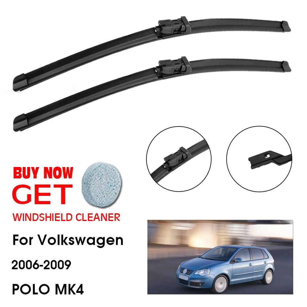 Car Wiper Blade For VW Volkswagen POLO MK4 21"+17" 2006-2009 Front Window Washer Windscreen Windshield Wipers Blades Accessories
Car Wiper Blade For VW Volkswagen POLO MK4 21"+17" 2006-2009 Front Window Washer Windscreen Windshield Wipers Blades Accessories