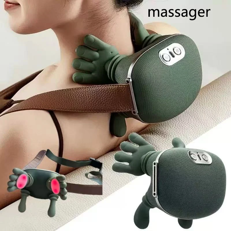 Bionic Neck Shoulder Massager Shiatsu Neck and Back Massager Cordless Deep Kneading Relaxation Tool Handheld or Strap Use
Bionic Neck Shoulder Massager Shiatsu Neck and Back Massager Cordless Deep Kneading Relaxation Tool Handheld or Strap Use