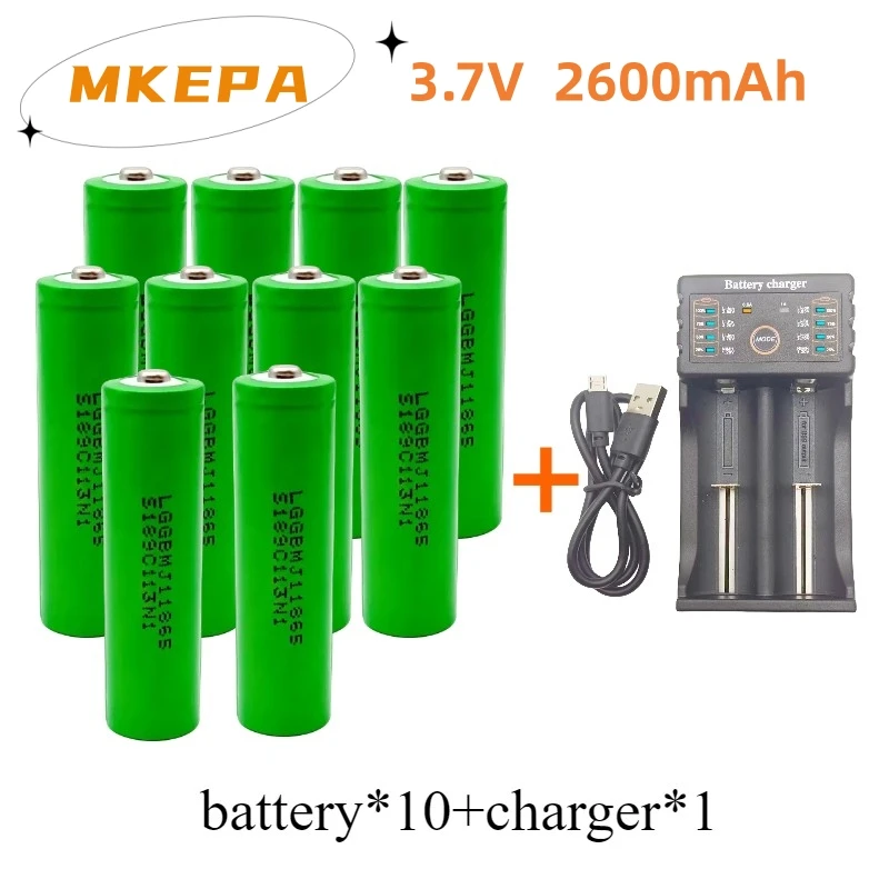 MKEPA 18650 Battery MJ1 2600mAh 3.7V 30A 18650 Original high-power lithium-ion battery
MKEPA 18650 Battery MJ1 2600mAh 3.7V 30A 18650 Original high-power lithium-ion battery