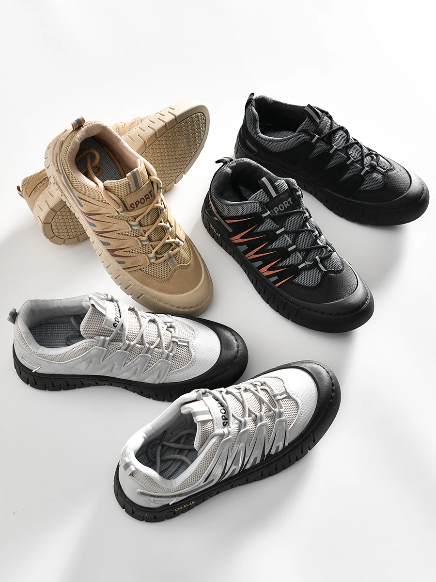 Outstanding Quality Ultra-Leather Mesh Paneling Spring Summer Men's Outdoor Sports Comfortable Breathable Casual Shoes
Outstanding Quality Ultra-Leather Mesh Paneling Spring Summer Men's Outdoor Sports Comfortable Breathable Casual Shoes