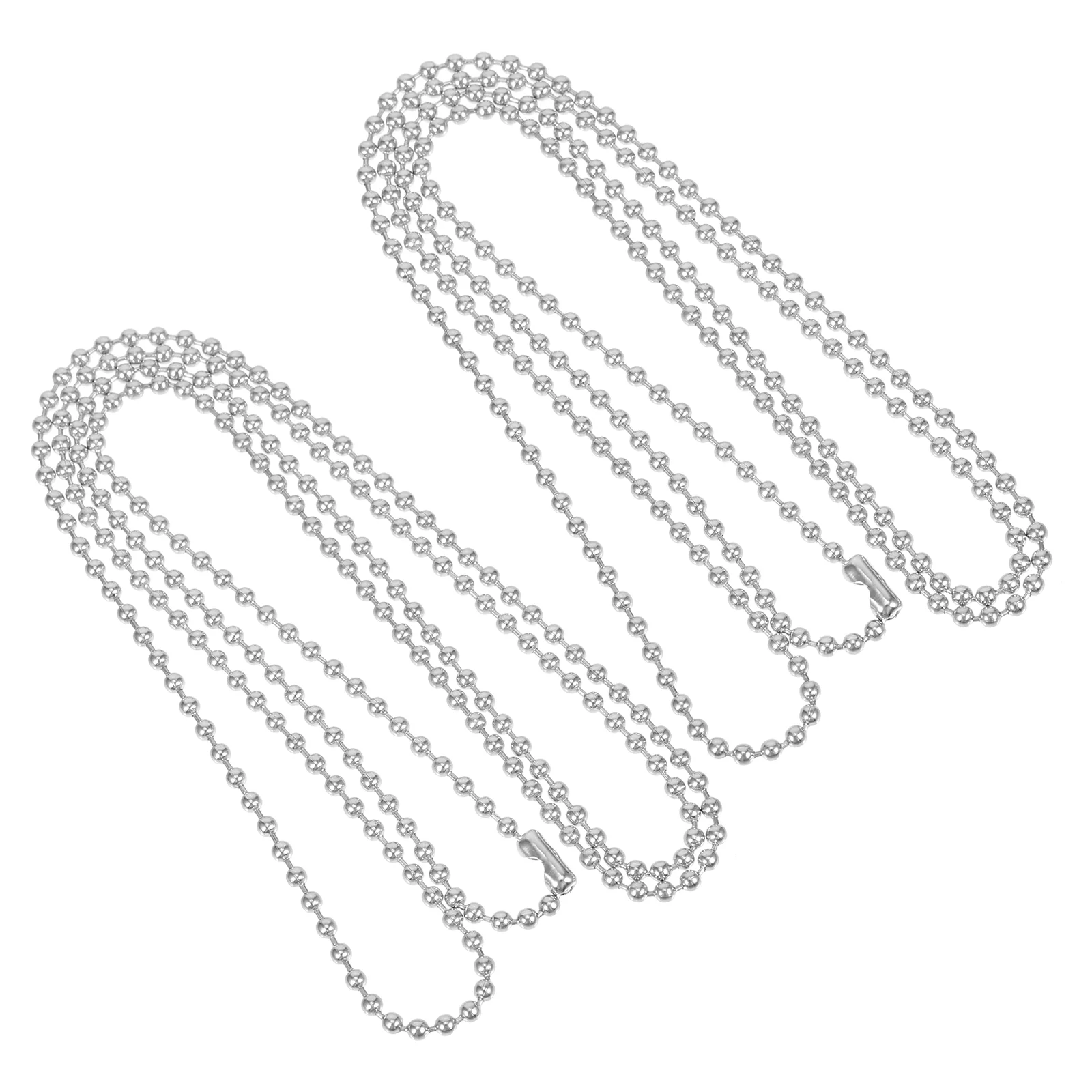 Stainless Steel Bead Chains 2 Sets Rhinestone Fixture Connector Clasps Fits Keychain Decor Hanging Tag Chain Bracelet
Stainless Steel Bead Chains 2 Sets Rhinestone Fixture Connector Clasps Fits Keychain Decor Hanging Tag Chain Bracelet