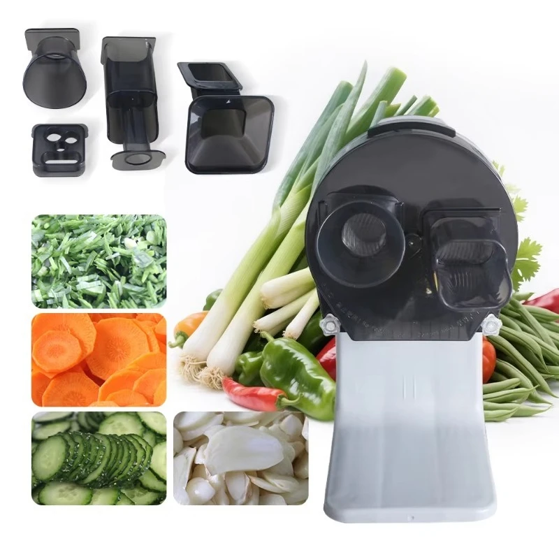 Electric Multifunctional Automatic Vegetable Cutter Scallion Garlic Slicer Cucumber Slicer Carrot Vegetable Slicer
Electric Multifunctional Automatic Vegetable Cutter Scallion Garlic Slicer Cucumber Slicer Carrot Vegetable Slicer