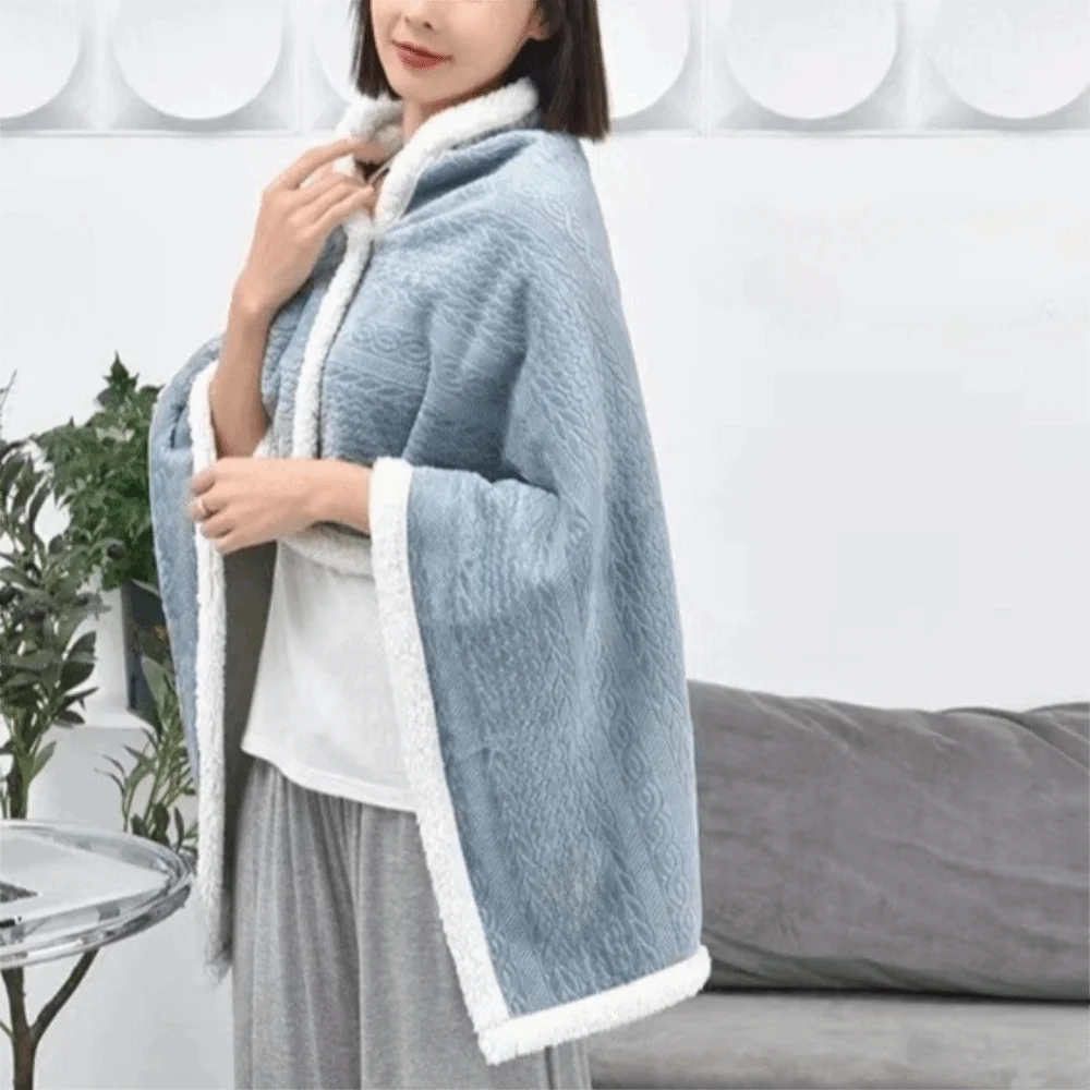 Soft Double Layered Flannel Blanket Shawl Warm With Buttons Warm Shawl Wrap Women Scarf Travel
Soft Double Layered Flannel Blanket Shawl Warm With Buttons Warm Shawl Wrap Women Scarf Travel