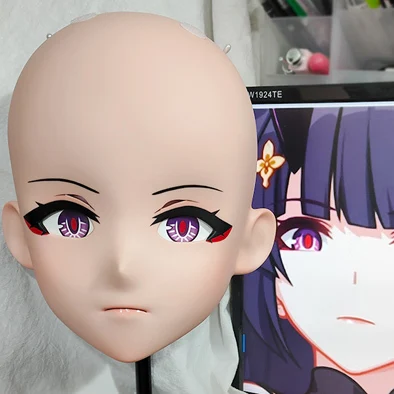 (GLb060)Customize Character Female Girl Resin Half Head Crossdress Cosplay Japanese Anime Role Kigurumi Mask With Eyes And Wig
(GLb060)Customize Character Female Girl Resin Half Head Crossdress Cosplay Japanese Anime Role Kigurumi Mask With Eyes And Wig