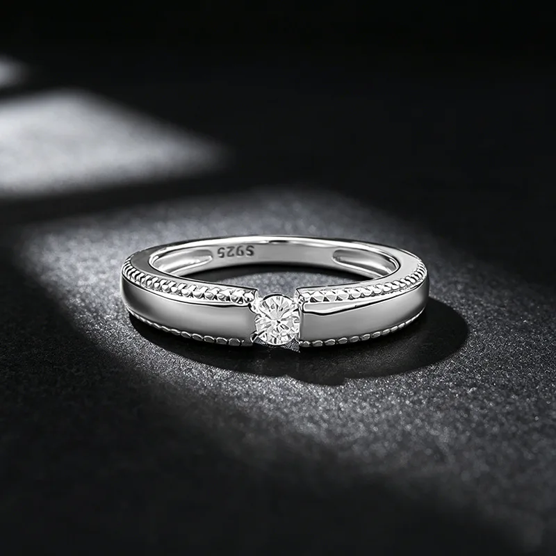 New S925 Silver Ring 3.0mm Mozambique D-Color Ring Minimalist Daily Commuter Stacked Wedding Jewelry
New S925 Silver Ring 3.0mm Mozambique D-Color Ring Minimalist Daily Commuter Stacked Wedding Jewelry