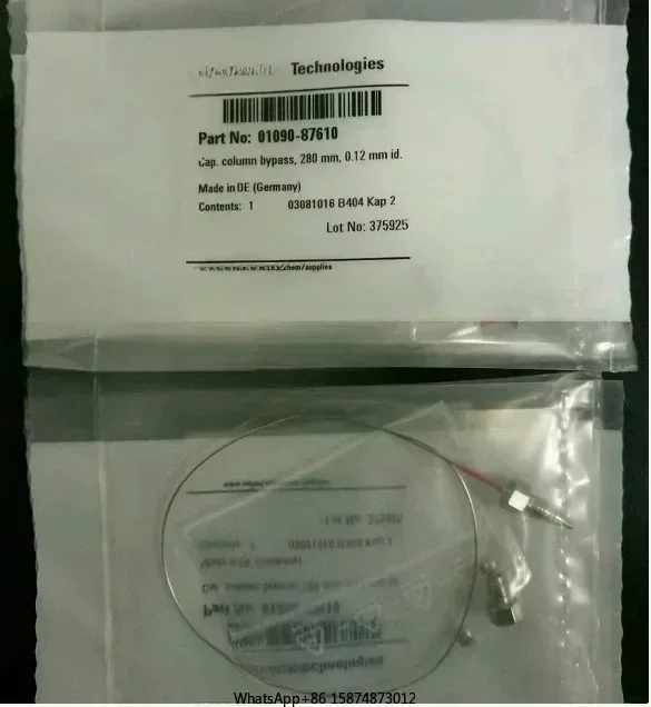 Agilent 01090-87610 Stainless Steel Capillary 280*0.12mm, Both Ends With External Thread
Agilent 01090-87610 Stainless Steel Capillary 280*0.12mm, Both Ends With External Thread
