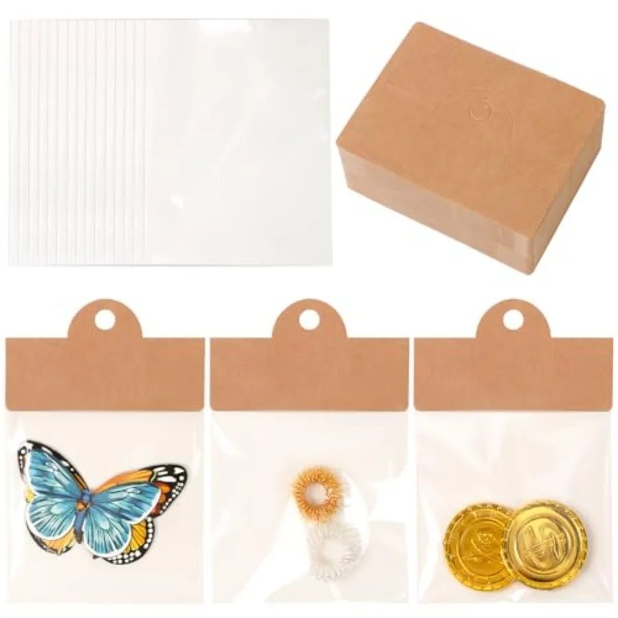 100Pcs Jewelry Display Packaging Card Head with with 100 Pcs Clear Bags for Small Business for Jewelry Bracelets Key Chains Ear
100Pcs Jewelry Display Packaging Card Head with with 100 Pcs Clear Bags for Small Business for Jewelry Bracelets Key Chains Ear