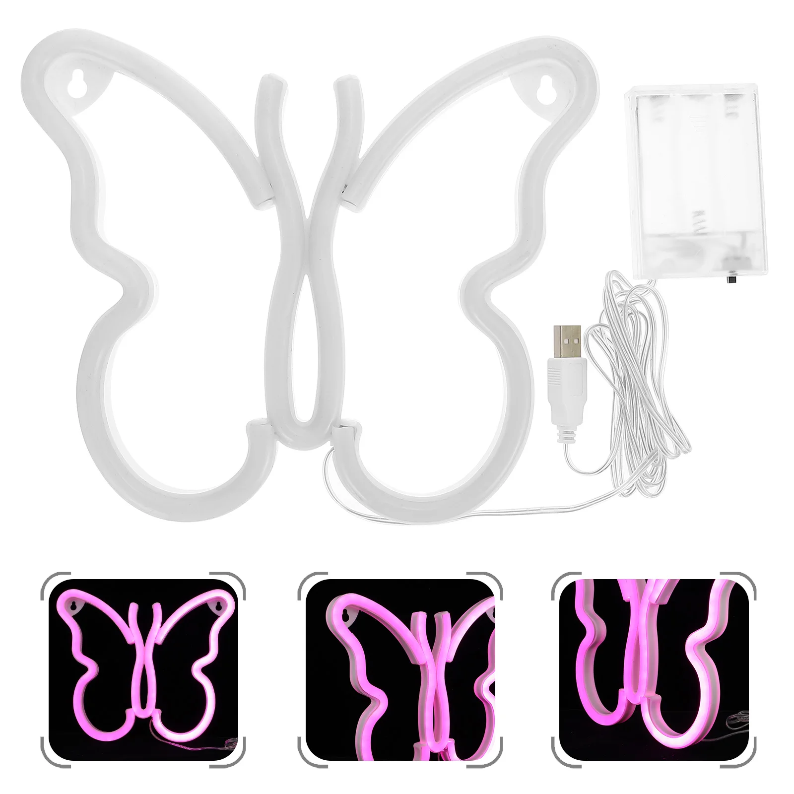 LED Butterfly Neon Plastic Lamp Night Light Decor Modeling Led Modeling Light Glow Optical Effect Small Lamp
LED Butterfly Neon Plastic Lamp Night Light Decor Modeling Led Modeling Light Glow Optical Effect Small Lamp
