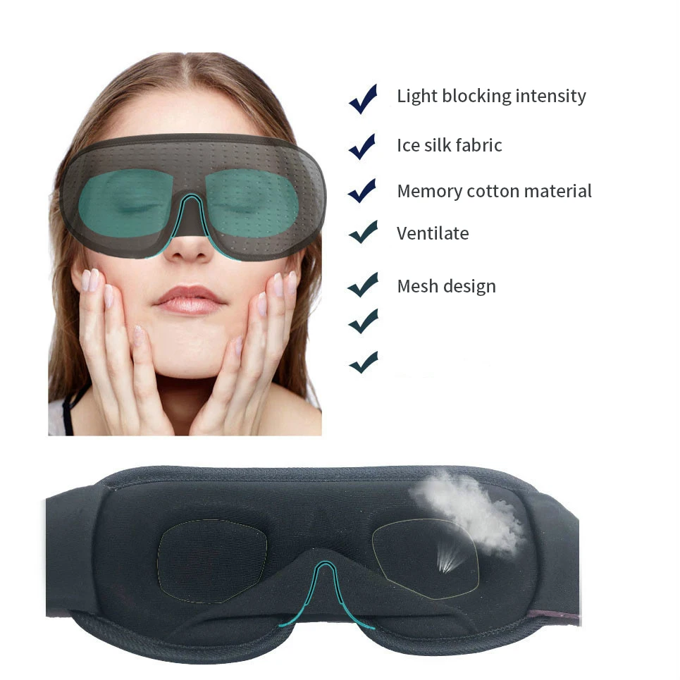 3D маска для сна Block Out Light Мягкая мягкая маска для сна для глаз Slaapmasker Тени для глаз с повязкой на глаза Маска для сна Повязка на глаз
3D маска для сна Block Out Light Мягкая мягкая маска для сна для глаз Slaapmasker Тени для глаз с повязкой на глаза Маска для сна Повязка на глаз
