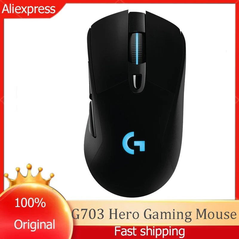 New Logitech G703 Wireless Gaming Mouse Optional Weighting RGB Gaming Ergonomic Mouse Upgraded HERO Sensor
New Logitech G703 Wireless Gaming Mouse Optional Weighting RGB Gaming Ergonomic Mouse Upgraded HERO Sensor