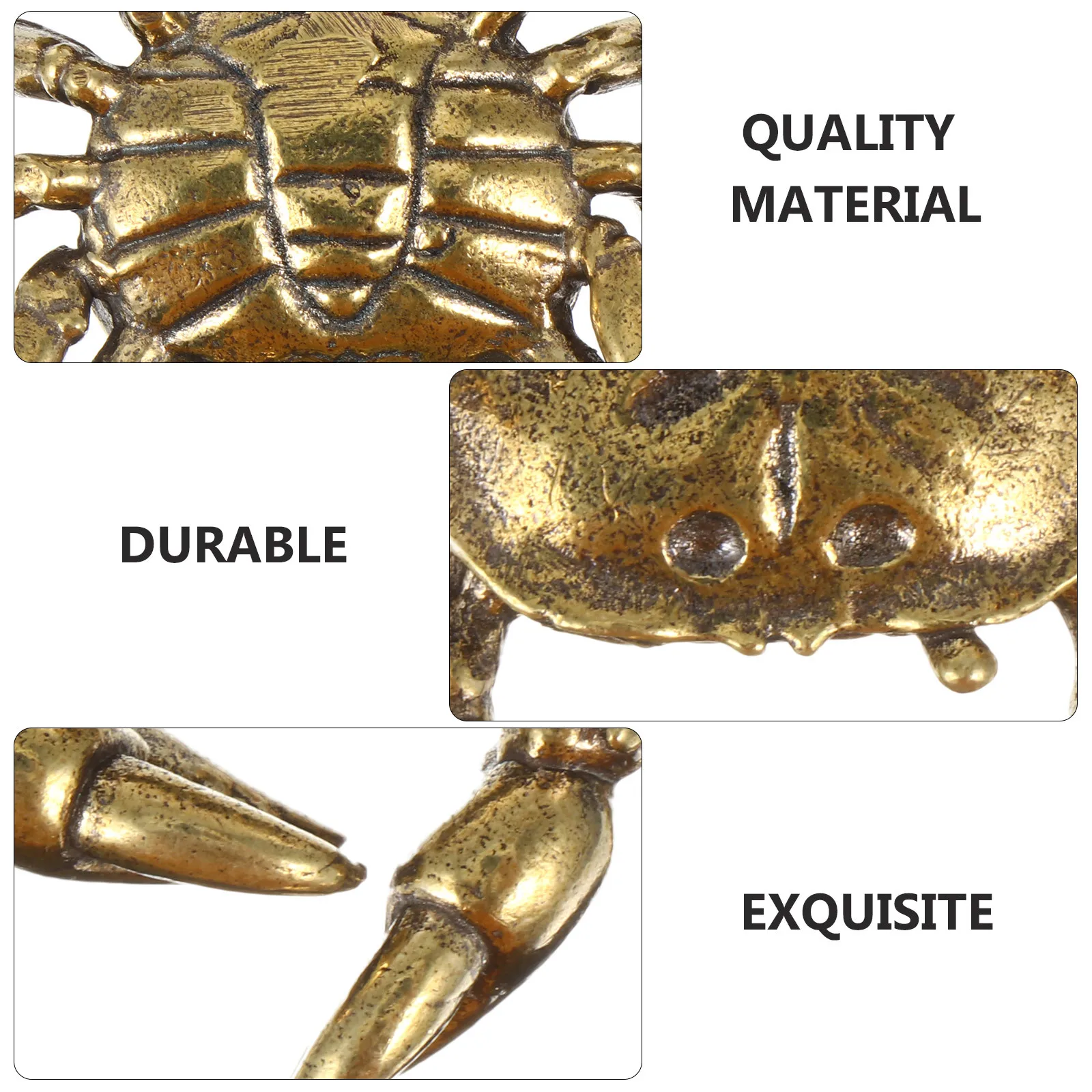 Simulation Crab Brass Ornament Sturdy Desktop Decoration for Home Office Hotel Restaurant Use Home Ornament Brass Adornment
Simulation Crab Brass Ornament Sturdy Desktop Decoration for Home Office Hotel Restaurant Use Home Ornament Brass Adornment