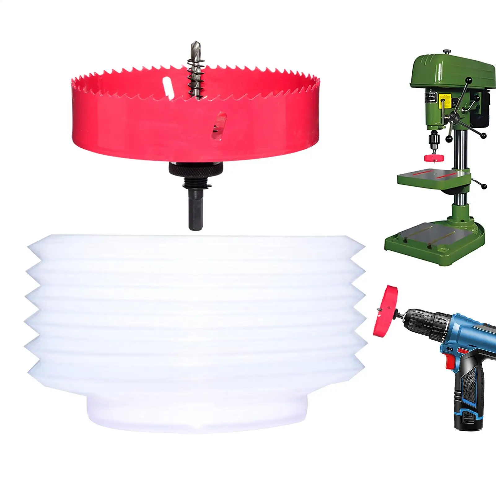 Hole Saw Bit Dust Bowl For Drilling Circle Drill Bit For Holes For Drilling Wood Ceiling Drywall Plaster Fiberboard Household
Hole Saw Bit Dust Bowl For Drilling Circle Drill Bit For Holes For Drilling Wood Ceiling Drywall Plaster Fiberboard Household