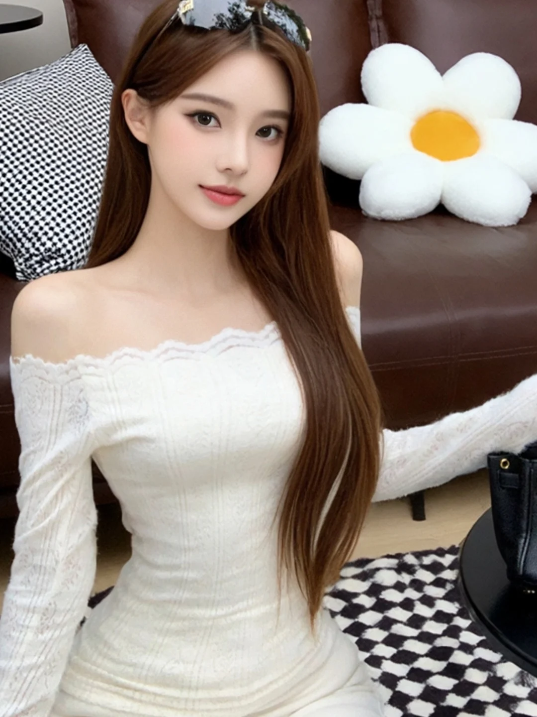 White One-Shoulder Long Sleeve T-Shirt Women's Sexy Slimming Top for Autumn Winter Fashionable Elegant Beautiful Shirt
White One-Shoulder Long Sleeve T-Shirt Women's Sexy Slimming Top for Autumn Winter Fashionable Elegant Beautiful Shirt