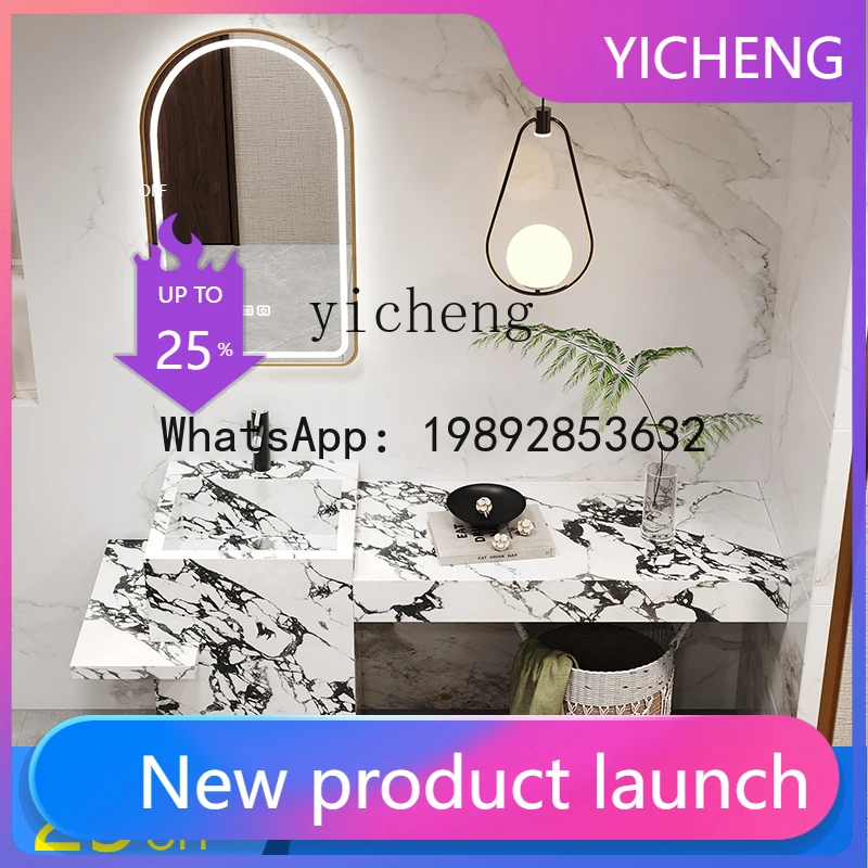 Rock Slab Pedestal Basin Creative Insert Plate Countertop Craft Integrated Basin Pedestal Floor-standing Washbasin
Rock Slab Pedestal Basin Creative Insert Plate Countertop Craft Integrated Basin Pedestal Floor-standing Washbasin