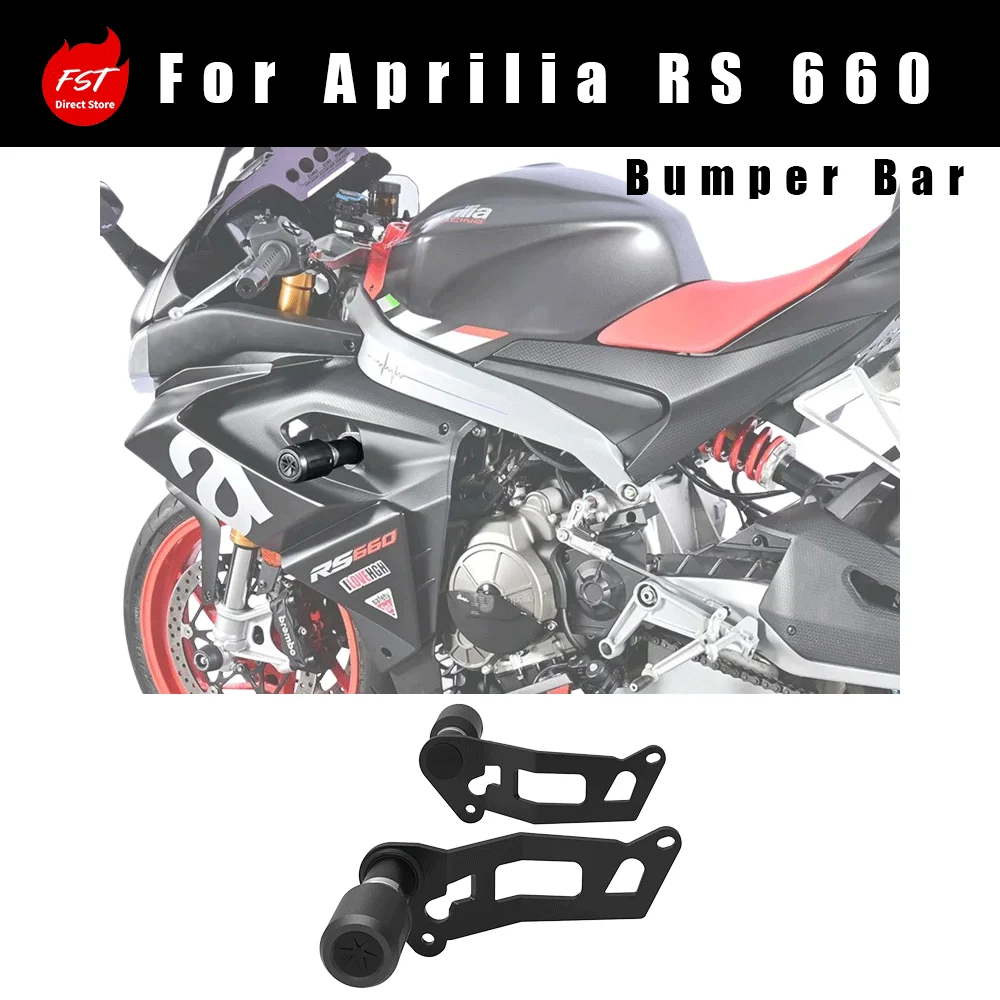 Racing Crash Bar & Frame Sliders Protective Aftermarket Parts for Aprilia RS660 Motorcycle
Racing Crash Bar & Frame Sliders Protective Aftermarket Parts for Aprilia RS660 Motorcycle