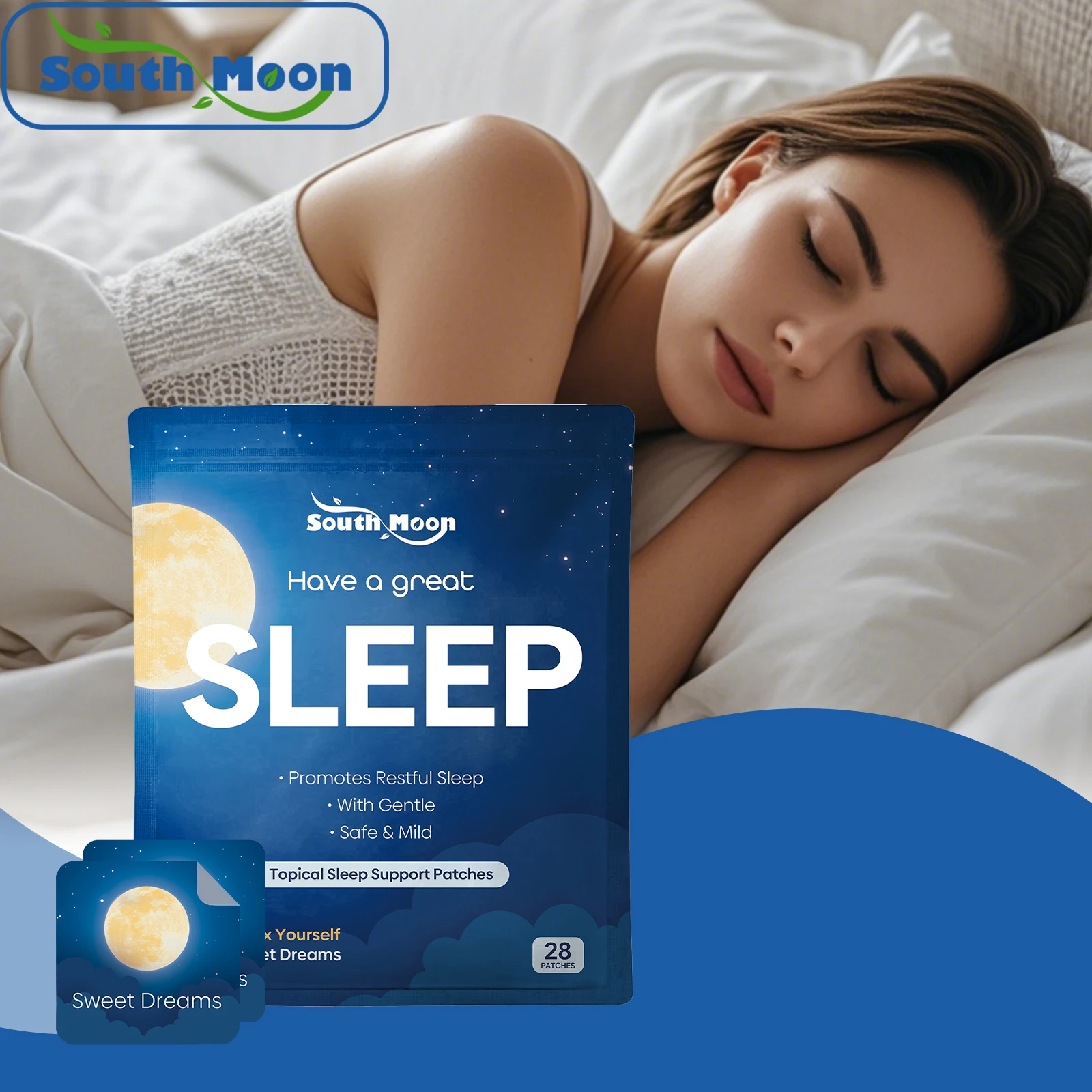Sleep Aid Patch Relieve Insomnia Falling Asleep Improve Body Stress Decompression Soothing Neurasthenia Anti Insomnia Sticker
Sleep Aid Patch Relieve Insomnia Falling Asleep Improve Body Stress Decompression Soothing Neurasthenia Anti Insomnia Sticker