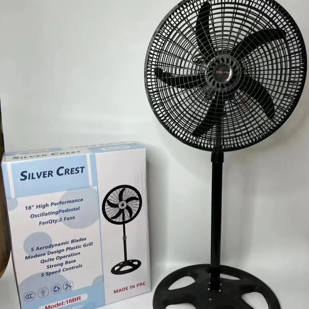 New Best Price Silver crest Wise Fan 18 Inch Big Electric Oscillating Pedestal High Quality Fan
New Best Price Silver crest Wise Fan 18 Inch Big Electric Oscillating Pedestal High Quality Fan