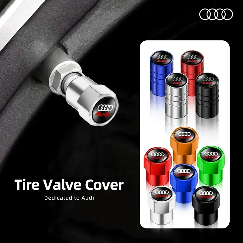 4pcs/set Car valve stem caps cover For Audi A1 A3 A4 A5 A6 A7 A8 Q2 Q3 Q5 Q7 TT S line S3 S4 S5 S6 R8 RS Car sticker accessories
4pcs/set Car valve stem caps cover For Audi A1 A3 A4 A5 A6 A7 A8 Q2 Q3 Q5 Q7 TT S line S3 S4 S5 S6 R8 RS Car sticker accessories