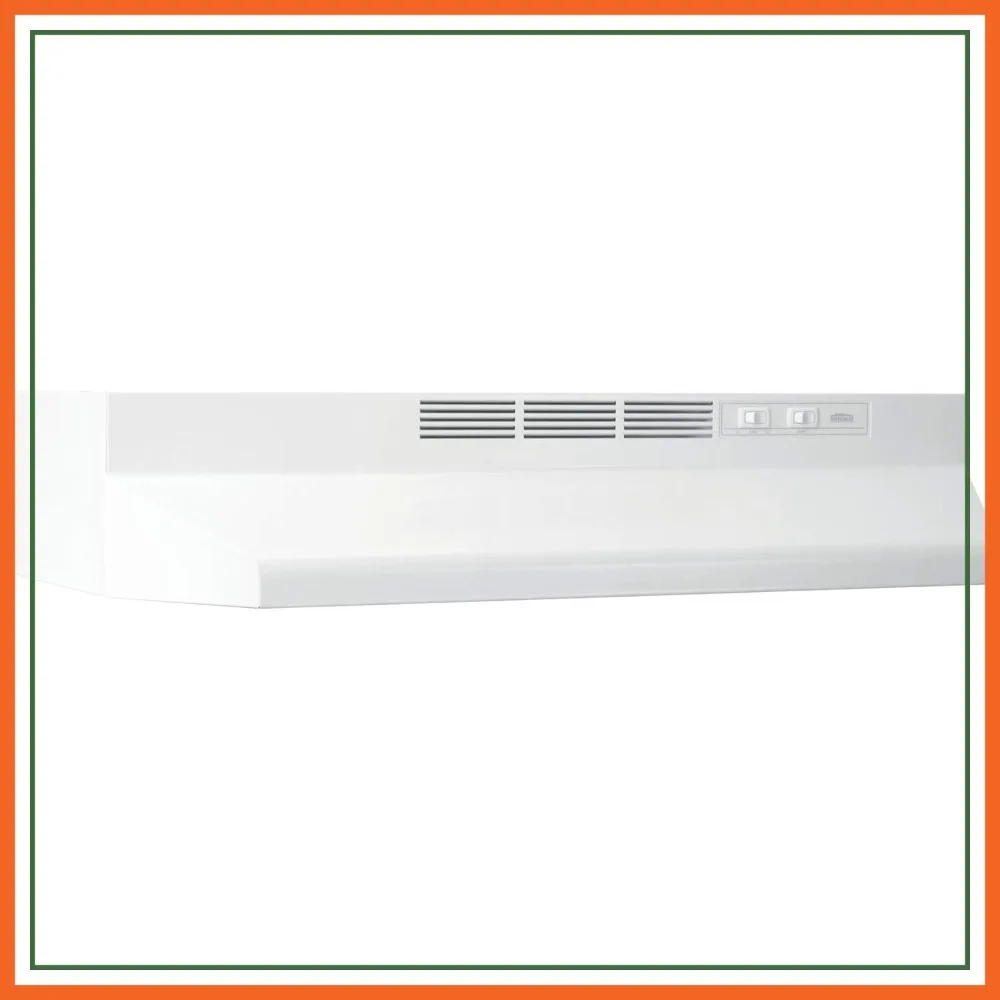 30-Inch Under Cabinet Range Hood with Lights and Exhaust Fan, White
30-Inch Under Cabinet Range Hood with Lights and Exhaust Fan, White