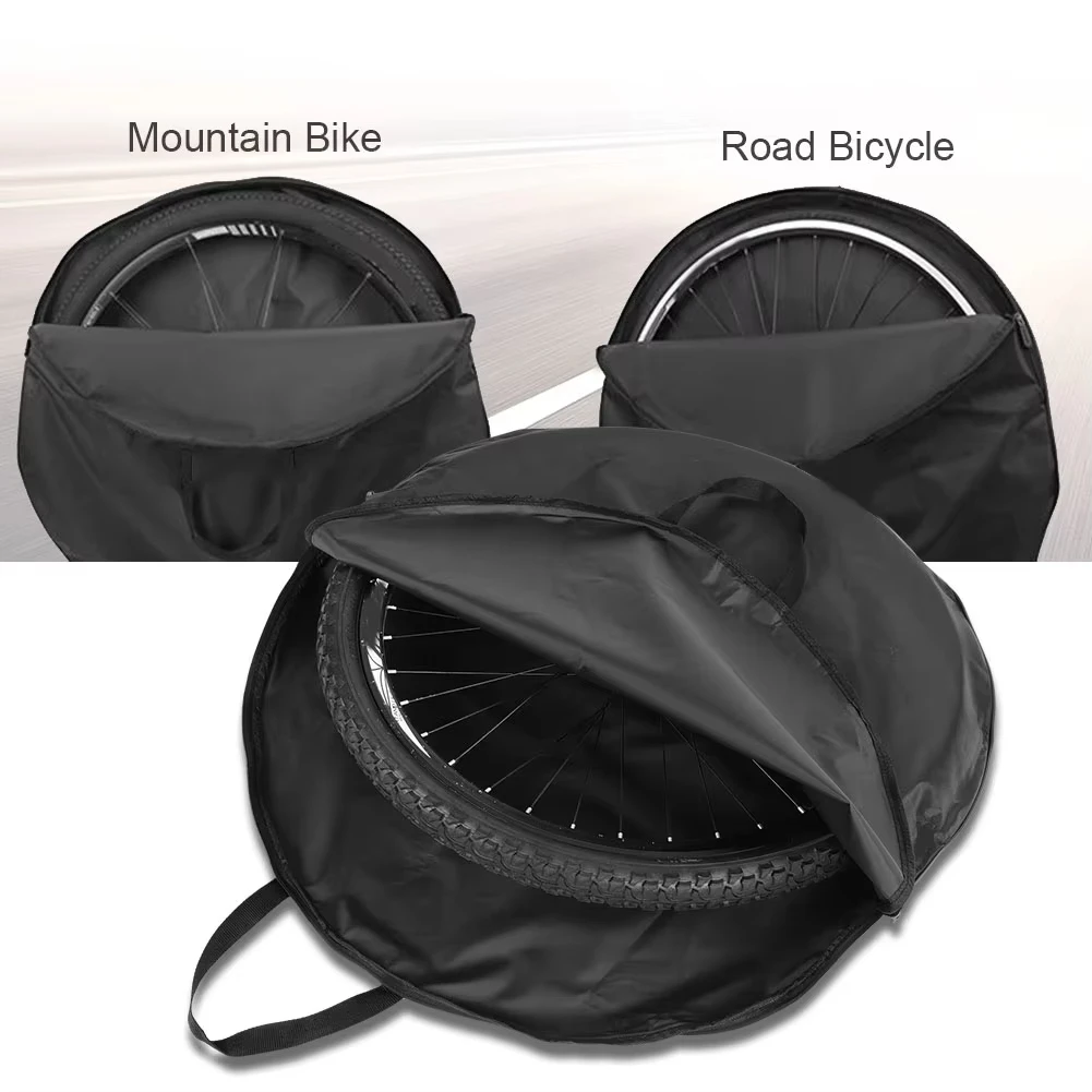 26-29inch Bicycle Bags Tire Pack Bag Nylon Waterproof Glossy Silk Airplane Carry Individual Wheel Bag Bicycle Accessories
26-29inch Bicycle Bags Tire Pack Bag Nylon Waterproof Glossy Silk Airplane Carry Individual Wheel Bag Bicycle Accessories