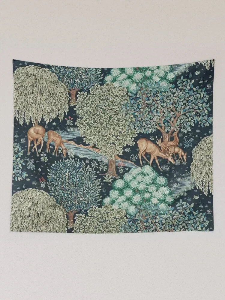 FOREST ANIMALS, DEERS BY A BROOK Blue Green Floral Tapestry Home And Comfort Decor Decoration For Rooms Tapestry
FOREST ANIMALS, DEERS BY A BROOK Blue Green Floral Tapestry Home And Comfort Decor Decoration For Rooms Tapestry