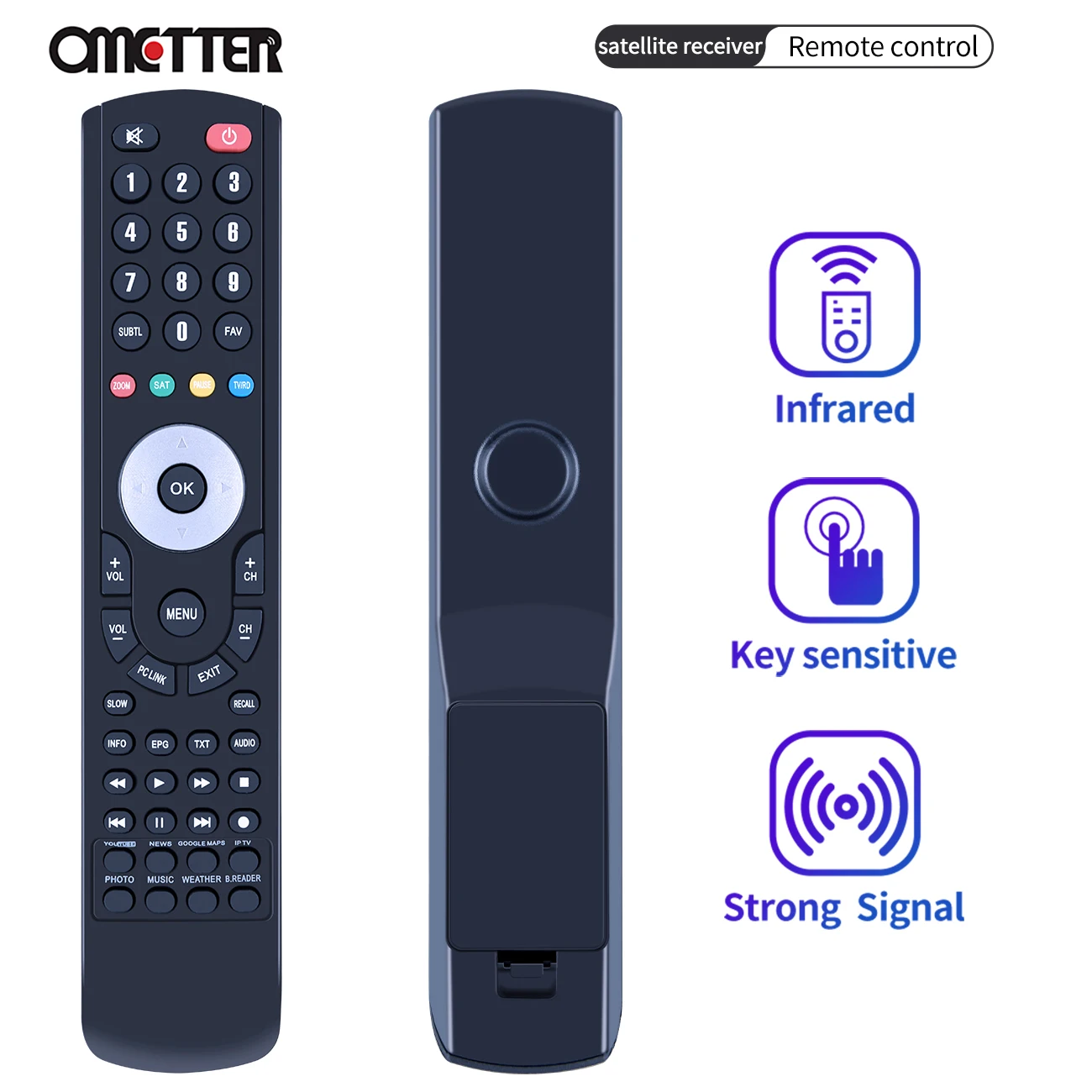 Original Remote Control For Tiger Star Z400pro+ Z400pro Z280 Z460 Iptv Box With YouTube
Original Remote Control For Tiger Star Z400pro+ Z400pro Z280 Z460 Iptv Box With YouTube