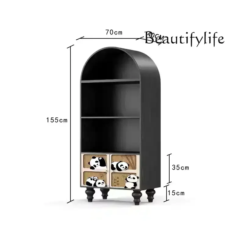French cream style solid wood bookcase household simple entrance cabinet
French cream style solid wood bookcase household simple entrance cabinet
