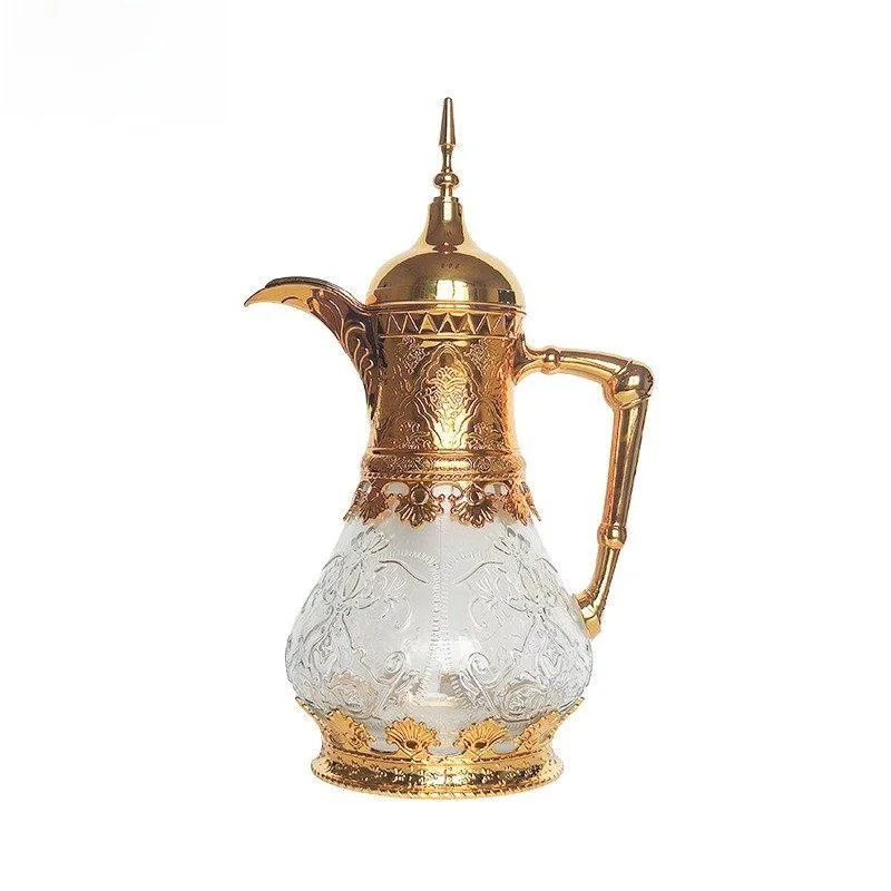 Elegant European Style Carved Glass Large Capacity Water Bottle Juice Drink Dispenser Cold Pot Fruit Infusion Tea Pot
Elegant European Style Carved Glass Large Capacity Water Bottle Juice Drink Dispenser Cold Pot Fruit Infusion Tea Pot