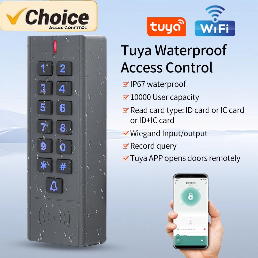 12V-24V Dual Voltage Tuya WiFi Biometric RFID Access Control System Proximity Wiegand Keypad Standalone Controller Door Security
12V-24V Dual Voltage Tuya WiFi Biometric RFID Access Control System Proximity Wiegand Keypad Standalone Controller Door Security