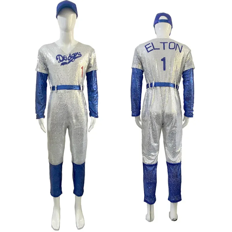 Rocketman Cosplay Costume Uniform Cap Jumpsuit Men Halloween Cosplay Rocketman Party Outfits
Rocketman Cosplay Costume Uniform Cap Jumpsuit Men Halloween Cosplay Rocketman Party Outfits