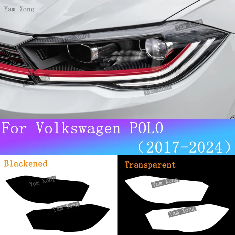 For Volkswagen POLO 2024-2017Car Exterior Headlight Transparent Anti-Scratch Film Black Headlight Protective Film BC Pillar Trim
For Volkswagen POLO 2024-2017Car Exterior Headlight Transparent Anti-Scratch Film Black Headlight Protective Film BC Pillar Trim