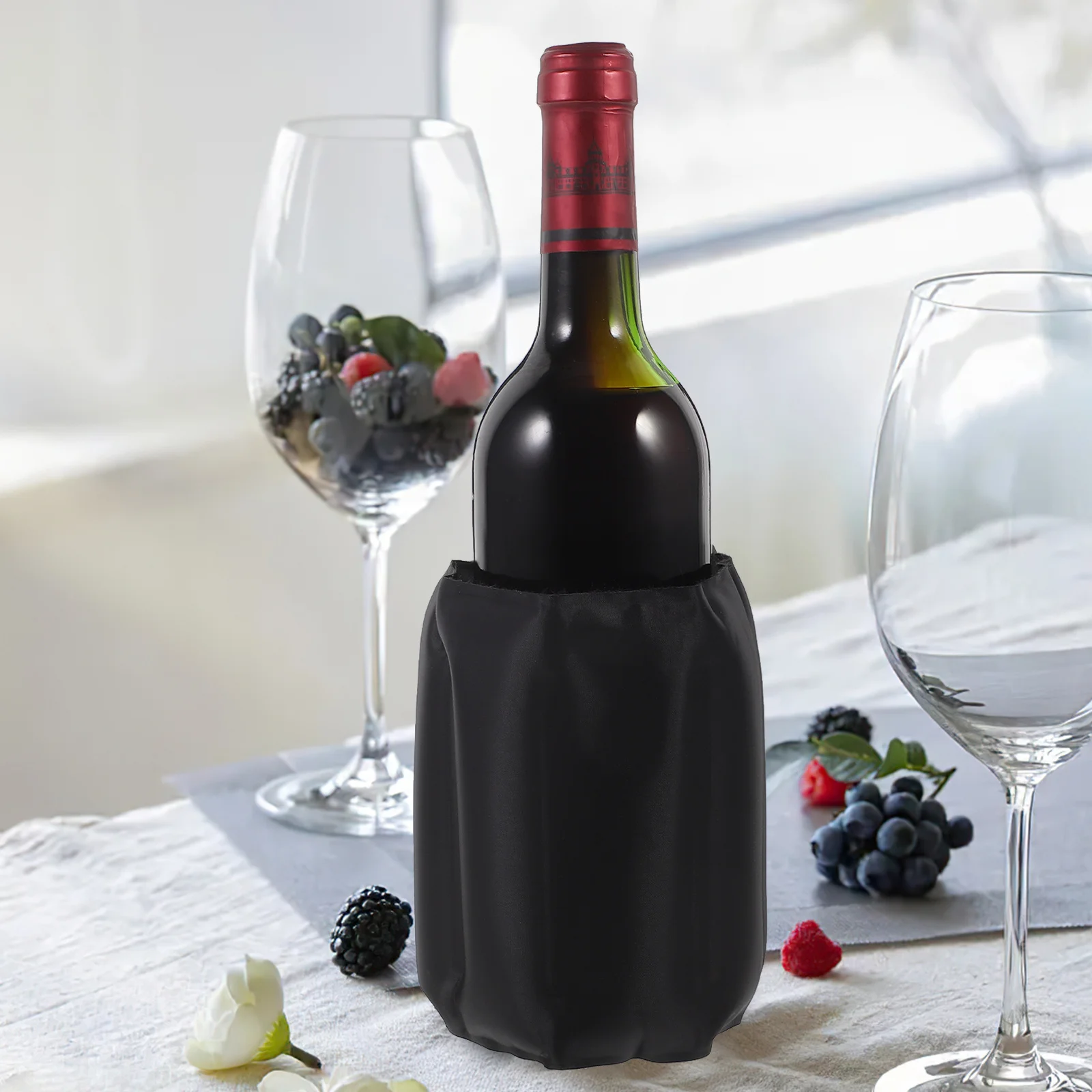 Wine Bottle Cooler with Reusable Gel Ice Packs Efficient Insulation for Chilling Wine Beer Portable Design for Outdoor Use
Wine Bottle Cooler with Reusable Gel Ice Packs Efficient Insulation for Chilling Wine Beer Portable Design for Outdoor Use