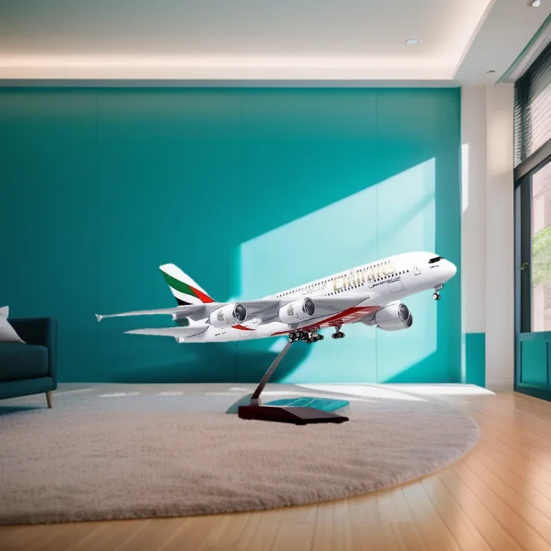 Die-casting 47CM 1:160 Scale Airbus A380 Emirates Airlines Aircraft Model Machine Souvenir Living Room Decoration Collected Gift
Die-casting 47CM 1:160 Scale Airbus A380 Emirates Airlines Aircraft Model Machine Souvenir Living Room Decoration Collected Gift