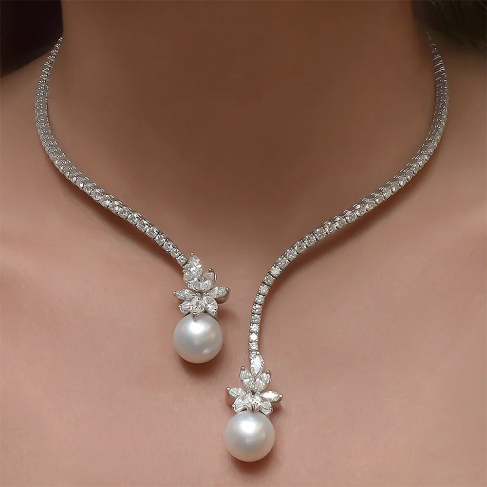 Stonefans Pearl Choker Collar Chain Y2k Accessories Rhinestone Elegant Jewelry Gift Choker Necklace for Women Luxury Girls
Stonefans Pearl Choker Collar Chain Y2k Accessories Rhinestone Elegant Jewelry Gift Choker Necklace for Women Luxury Girls